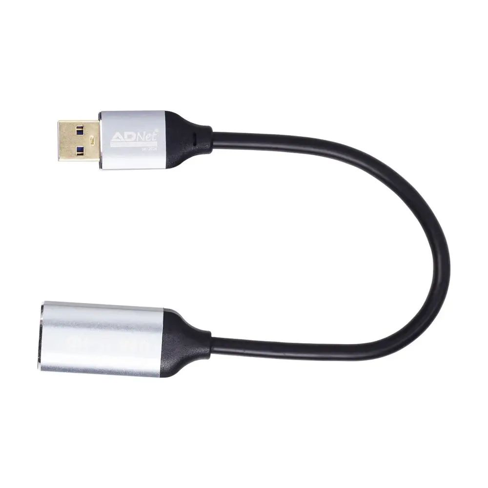 USB to HDMI 15cm 4K Ultra HD Adapter ,Plug & Play Display Converter .ADP-UH-1137