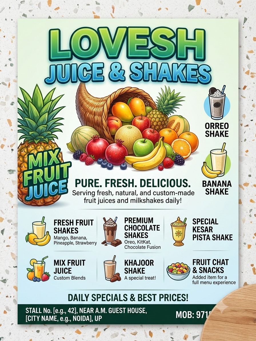 Lovesh Juice & Shakes