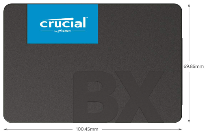 Crucial BX500 240GB 3D NAND SATA 6.35 cm (2.5-inch) SSD (CT240BX500SSD1)