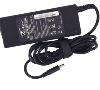 Dell 90 Watt Laptop compatible charger Techie Brand 19.5V 4.62A Pin Size 7.4mm x 5.0mm x 0.6mm