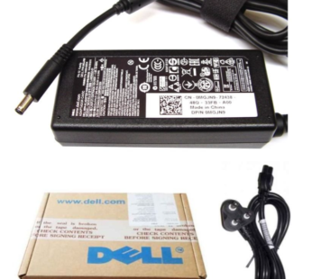 Dell Original Inspiron 13 14 15 Laptop Charger 65W Slim Pin Ac Power Adapter(La65Ns2-01/0G6J41/Mgjn9) For Inspiron 5000 7000 Series,3147 5558 5755,Latitude 3490Mfg, Black
