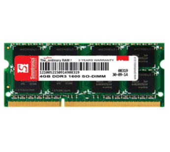 Simmtronics 4GB DDR3 Laptop RAM 1600 MHz (PC 12800) with 3 Year Warranty