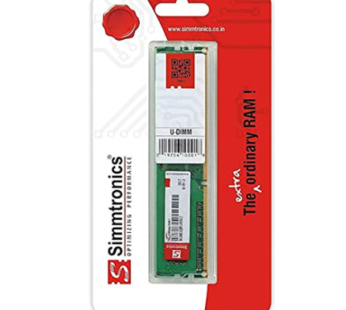 Simmtronics 8GB DDR3 Ram for Desktop 1600 Mhz with 3 Years Warranty