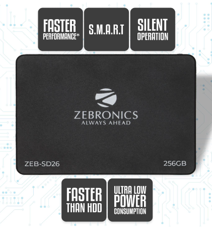 Zebronics SSD ZEB-SD26 256 GB Solid State Drive, TLC, SATA II & SATA III Interface - Image 4